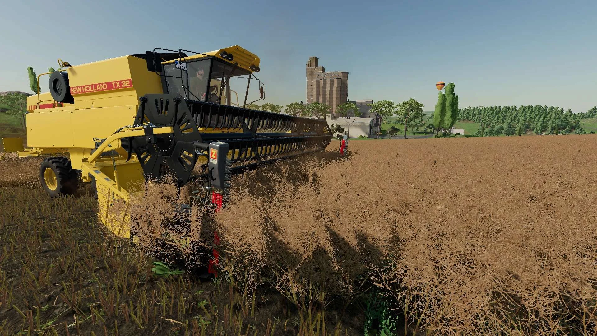 NH TX32 Header 6M + Trailer v1.0 FS22 FS22 Mod Free Download