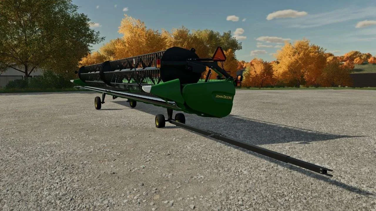 TerraFlex Draper Header 45FT (John Deere Edition) v1.0 FS22 FS22 Mod Free Download