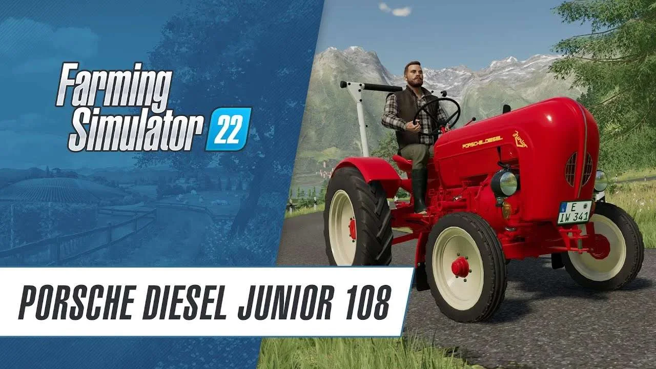 Porsche Diesel Junior 108 DLC FS22 Mod Free Download