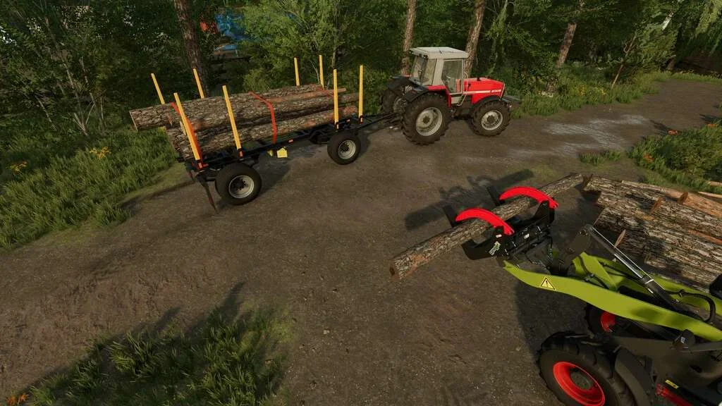 HW80 Wood Trailer v1.0 FS22 FS22 Mod Free Download