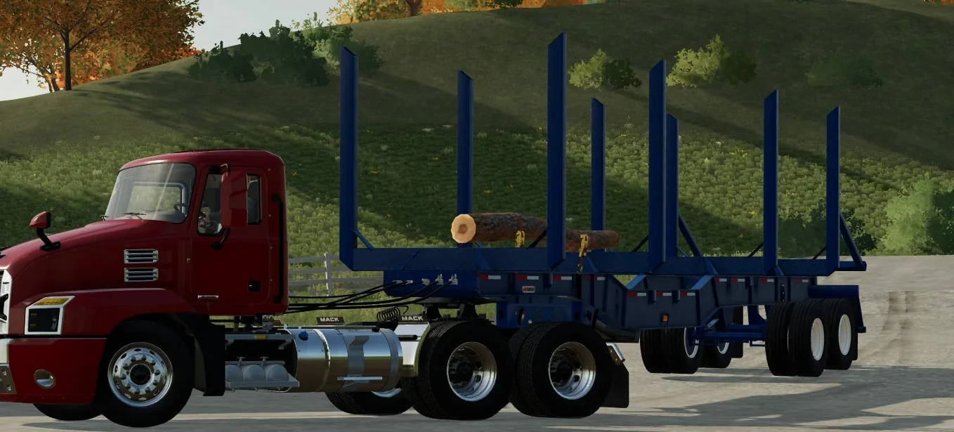 MANAC 45FT LOG TRAILER v1.0 FS22 FS22 Mod Free Download