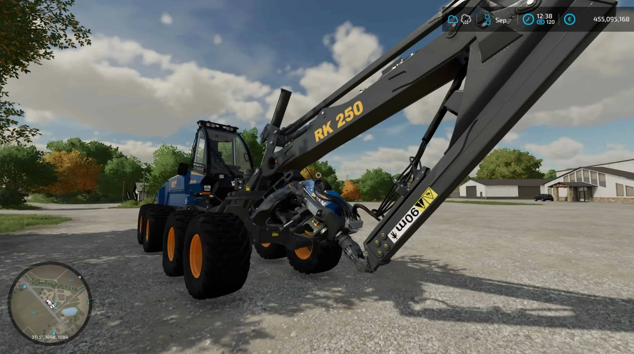 Rottne H21D Forestry Tree harvester v1.0 FS22 FS22 Mod Free Download