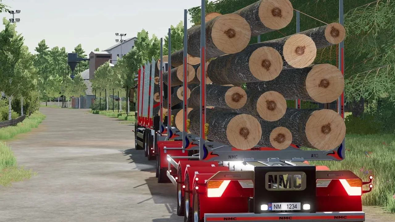 Timber trailer v1.0 FS22 FS22 Mod Free Download