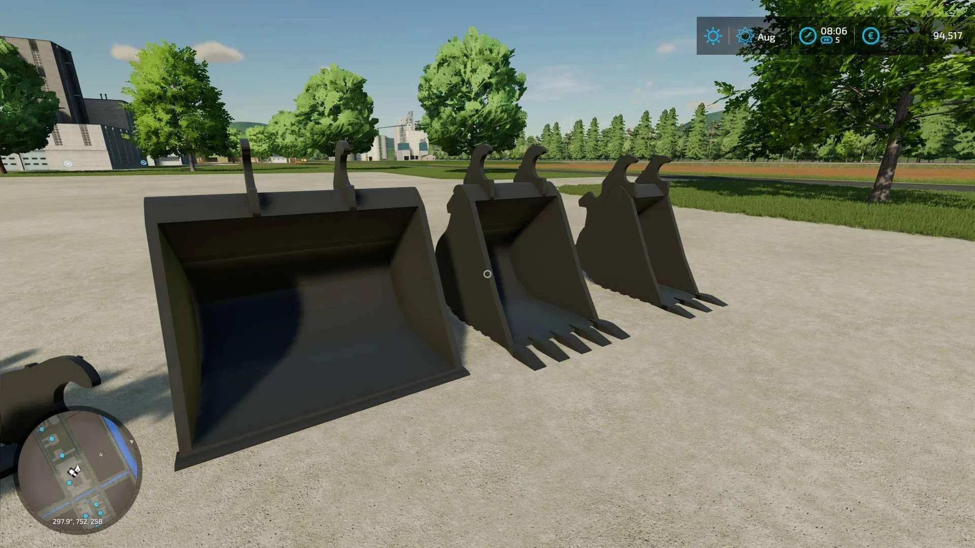 30 Ton CWS Buckets v1.0 FS22 FS22 Mod Free Download