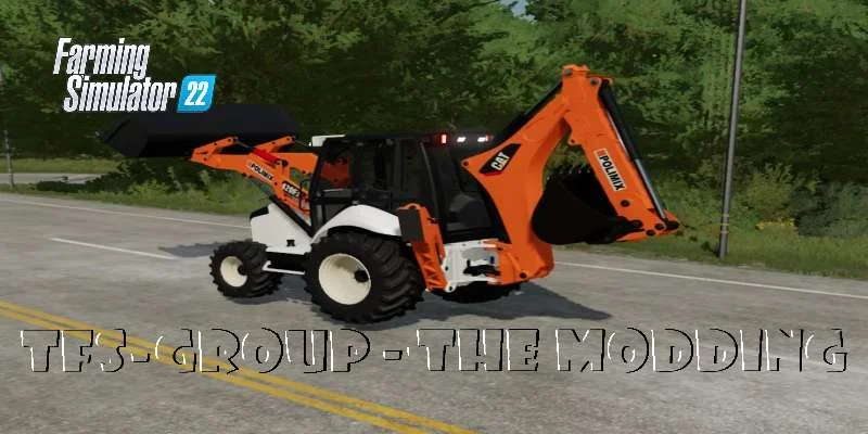 BACKHOE LOADER POLIMIX v1.0 FS22 FS22 Mod Free Download