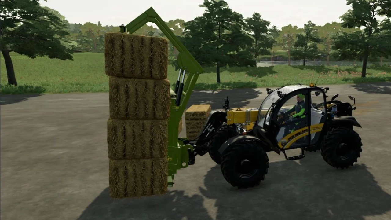Big Bale Grab V1.0 FS22 FS22 Mod Free Download