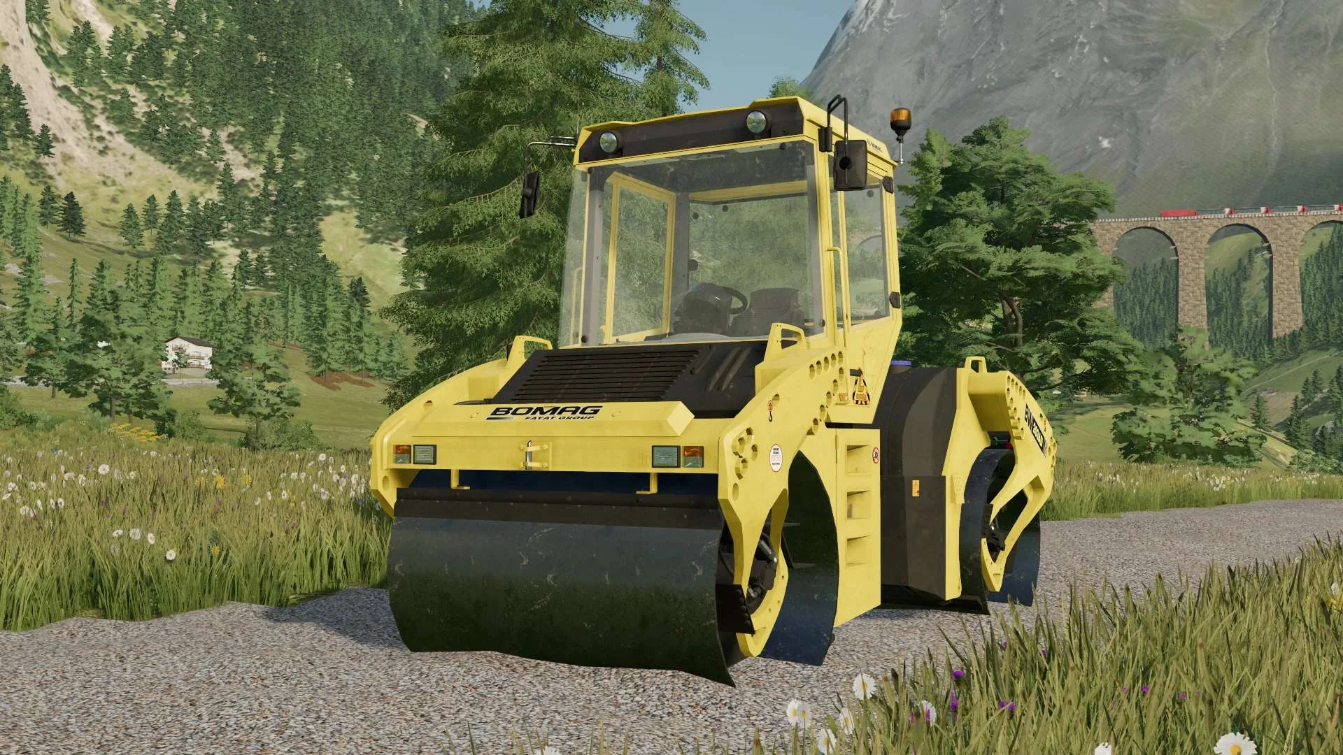 Bomag Roller Compactor v1.0.0.1 FS22 FS22 Mod Free Download