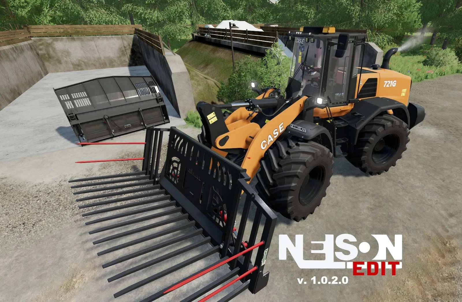 CASE 721G Wheelloader v1.0.2 FS22 FS22 Mod Free Download