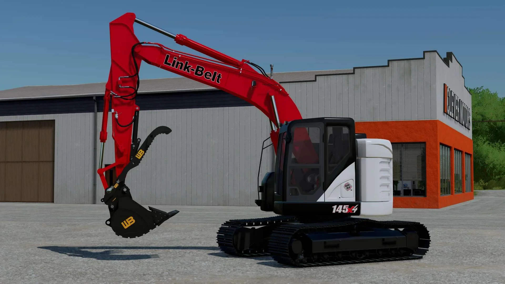 Case CX145D / Link-Belt 145X4 v1.0 FS22 FS22 Mod Free Download