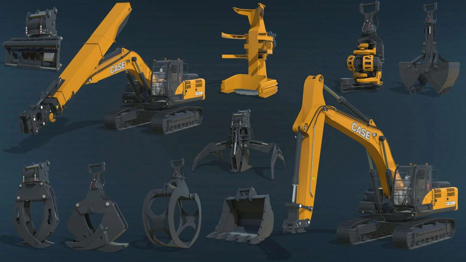 Case CX350D v1.0 FS22 FS22 Mod Free Download