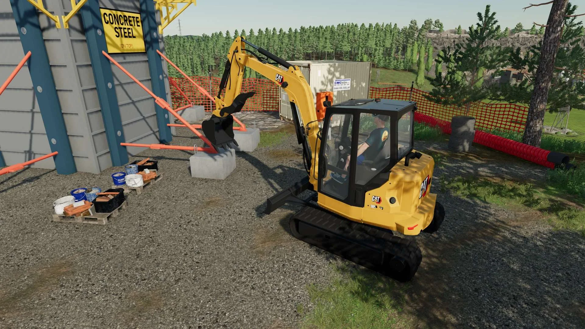 CAT 305 NG v1.0 FS22 FS22 Mod Free Download