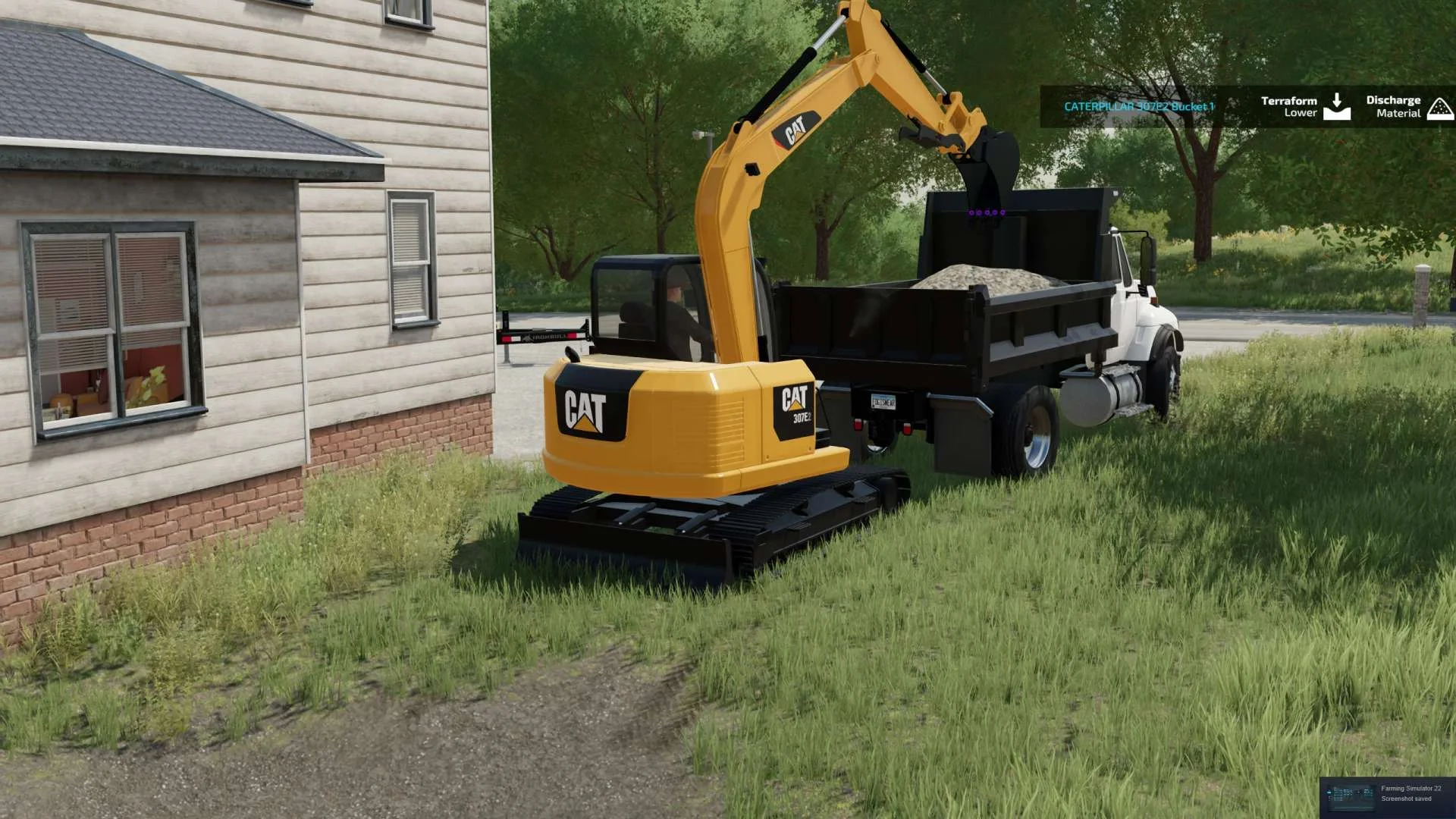 CAT 307E2 official v1.0 FS22 FS22 Mod Free Download