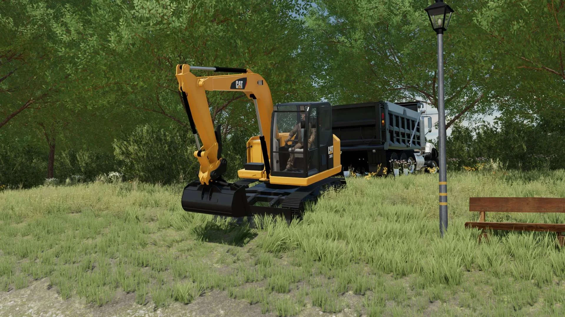 CAT 307E2 v1.0 FS22 FS22 Mod Free Download