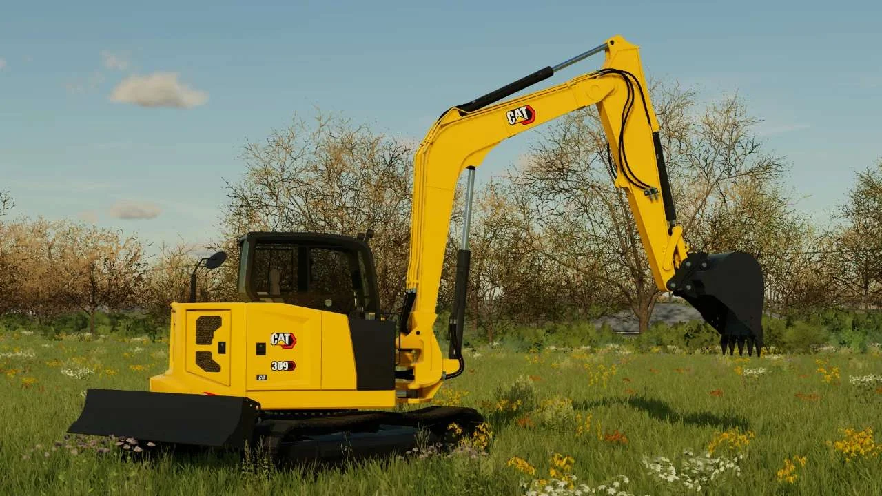 Cat 309CR v1.0 FS22 FS22 Mod Free Download