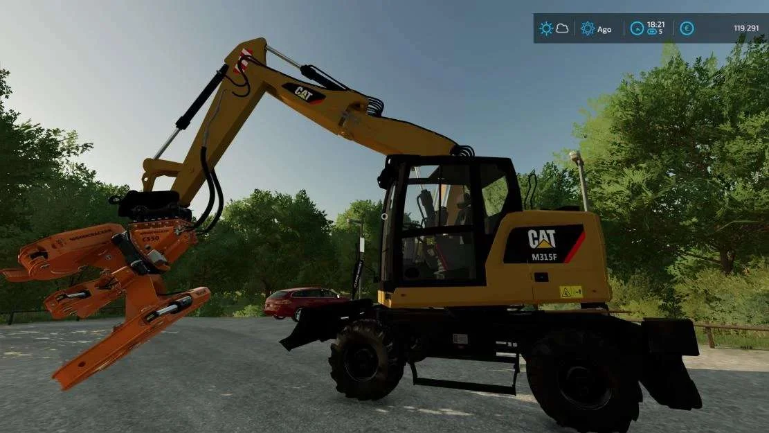 Cat 315m v1.0 FS22 FS22 Mod Free Download