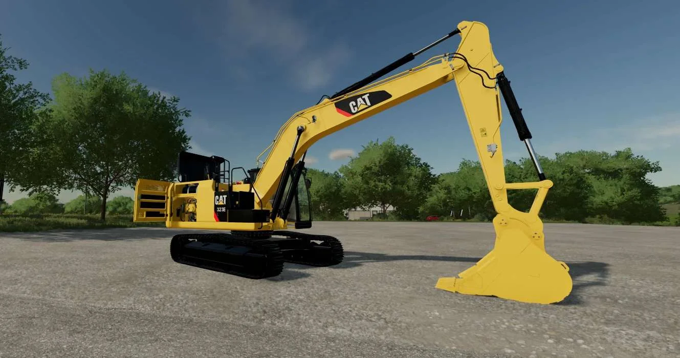 Cat 323E v1.0 FS22 FS22 Mod Free Download