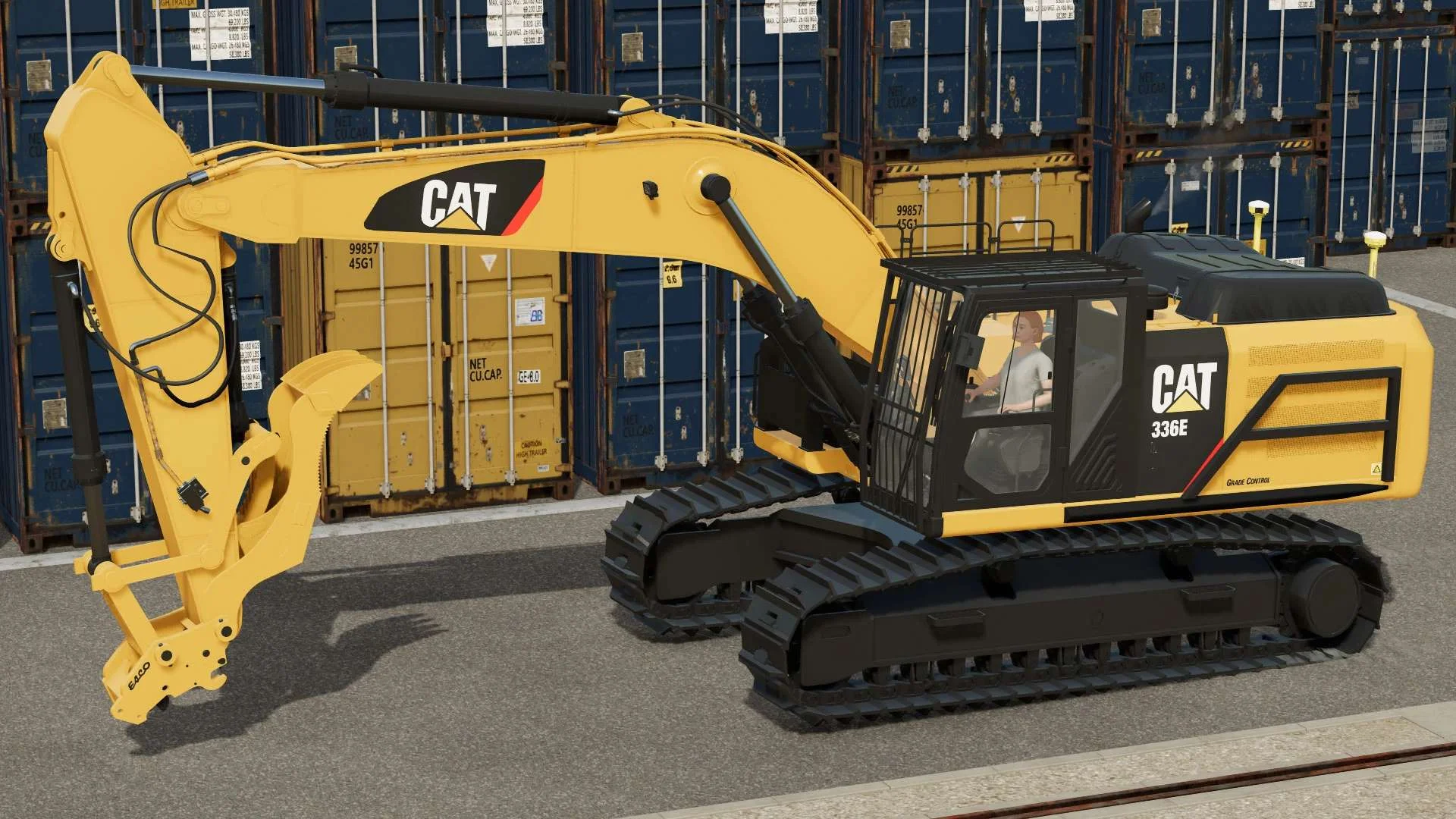 CAT 336 NextGen & 336E v1.0 FS22 FS22 Mod Free Download