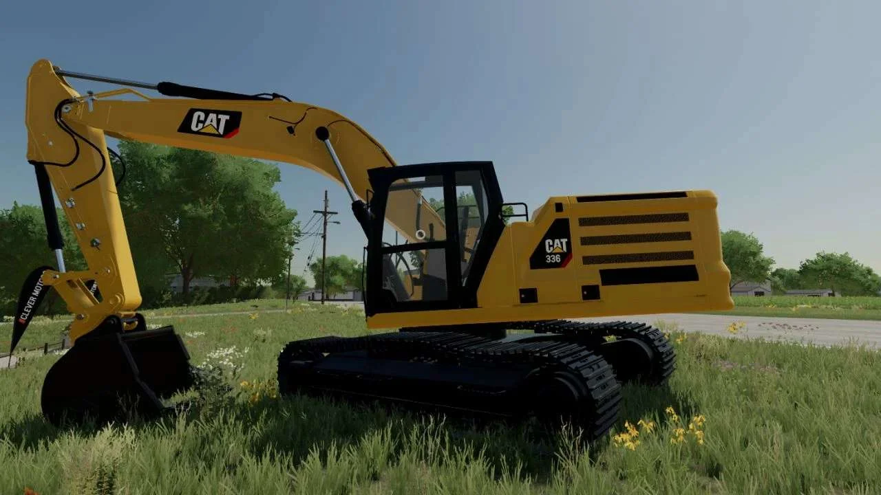 CAT 336 NextGen v1.2 FS22 FS22 Mod Free Download