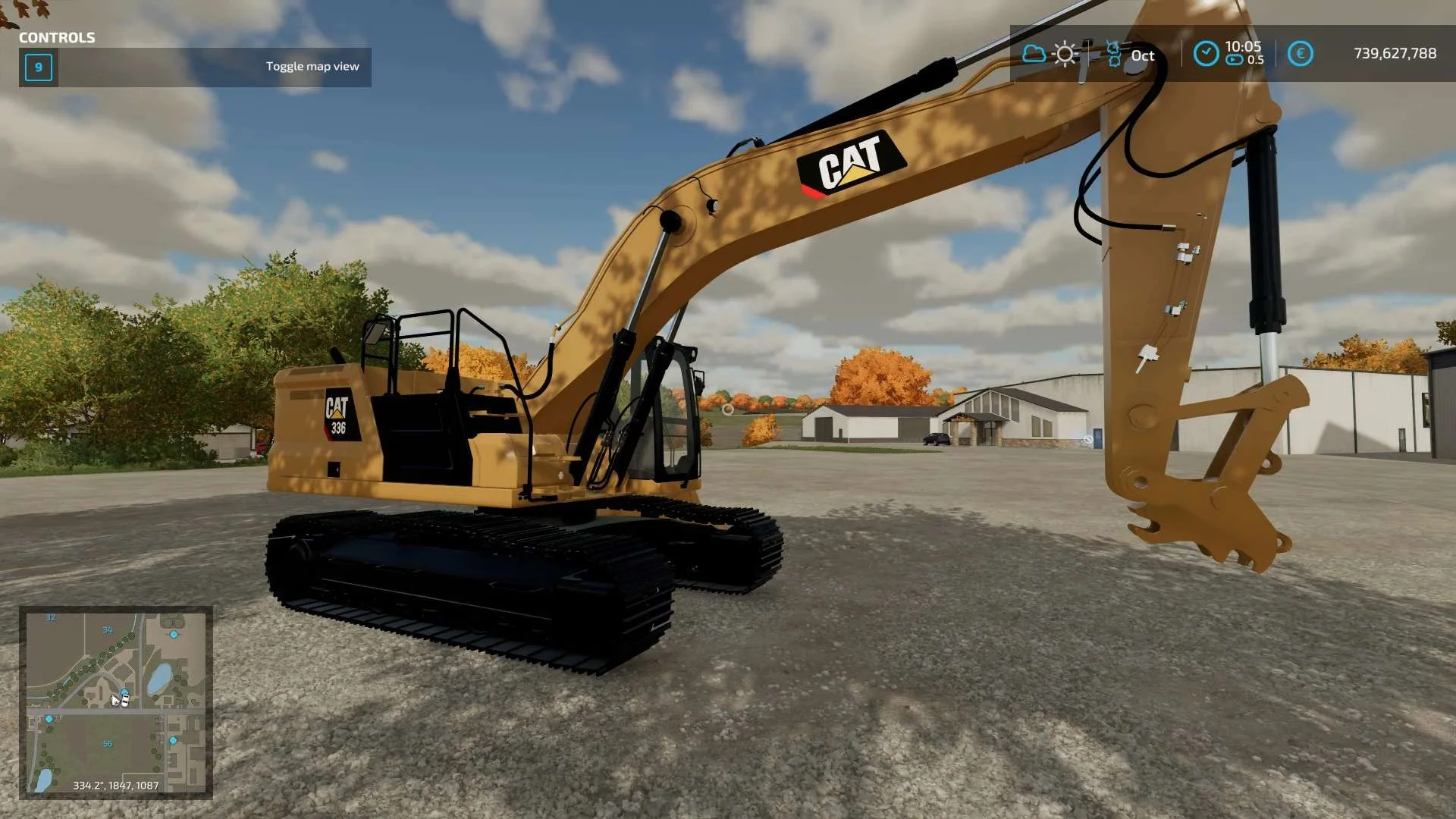 Cat 336 nxt gen v1.0 FS22 FS22 Mod Free Download