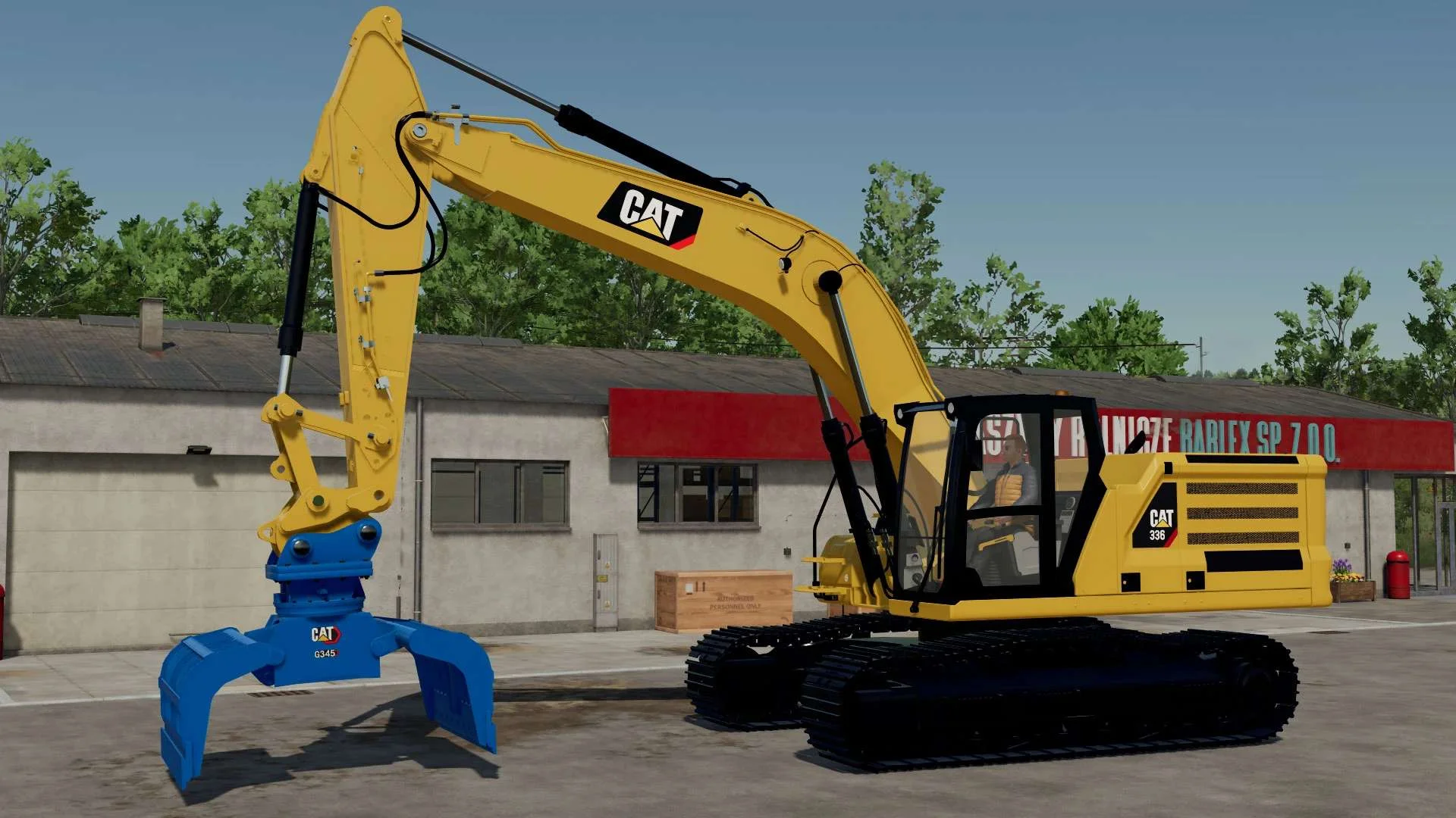 CAT 336 v1.0 FS22 FS22 Mod Free Download