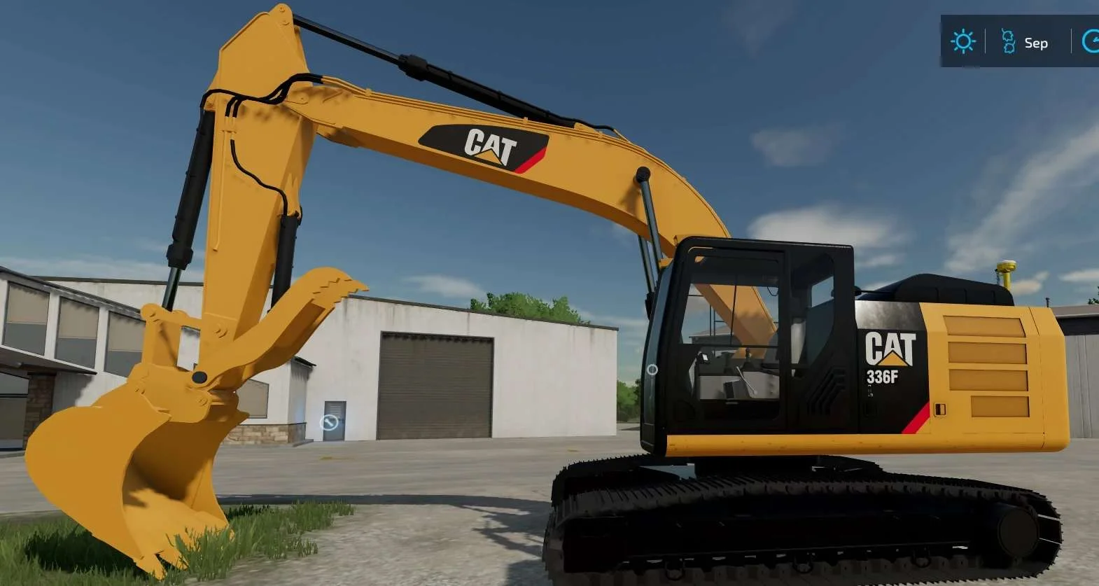 CAT 336f v1.0 FS22 FS22 Mod Free Download