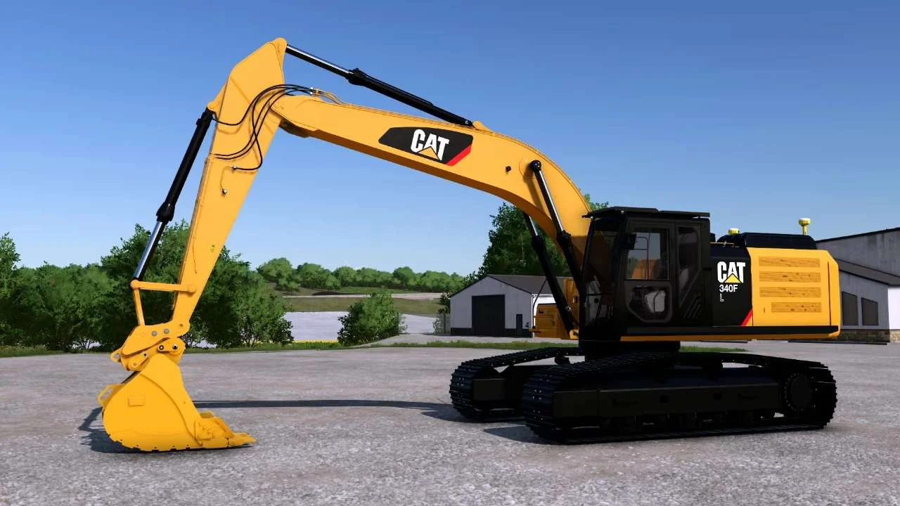 Cat 340F L v1.0 FS22 FS22 Mod Free Download