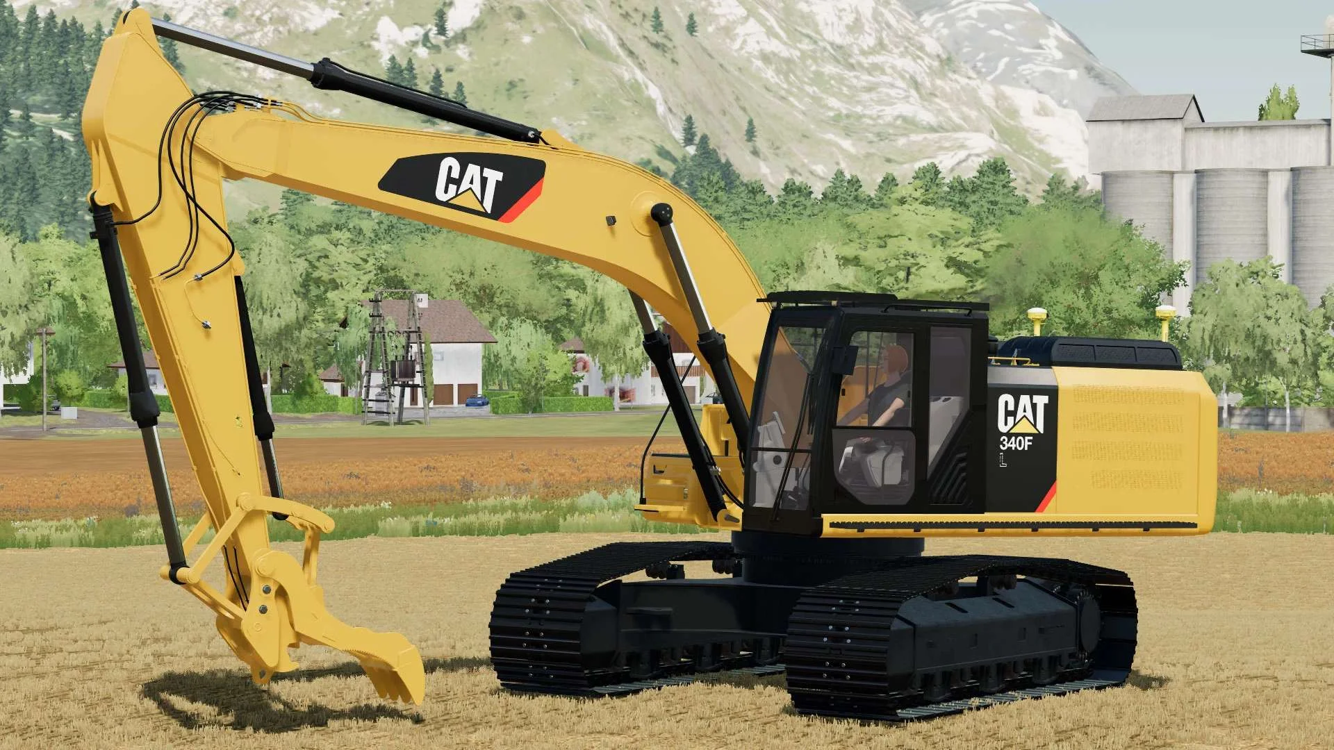 CAT 340F v1.0 FS22 FS22 Mod Free Download