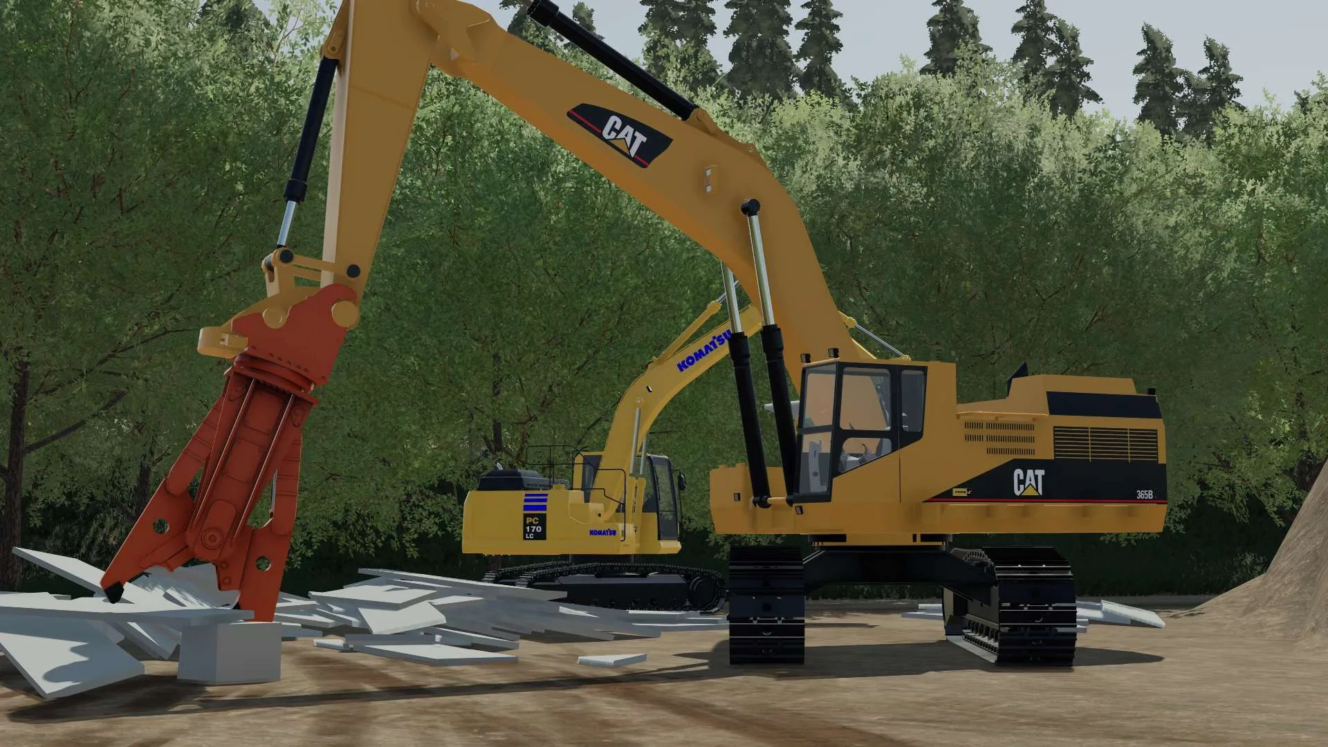 Cat 365B v1.0 FS22 FS22 Mod Free Download