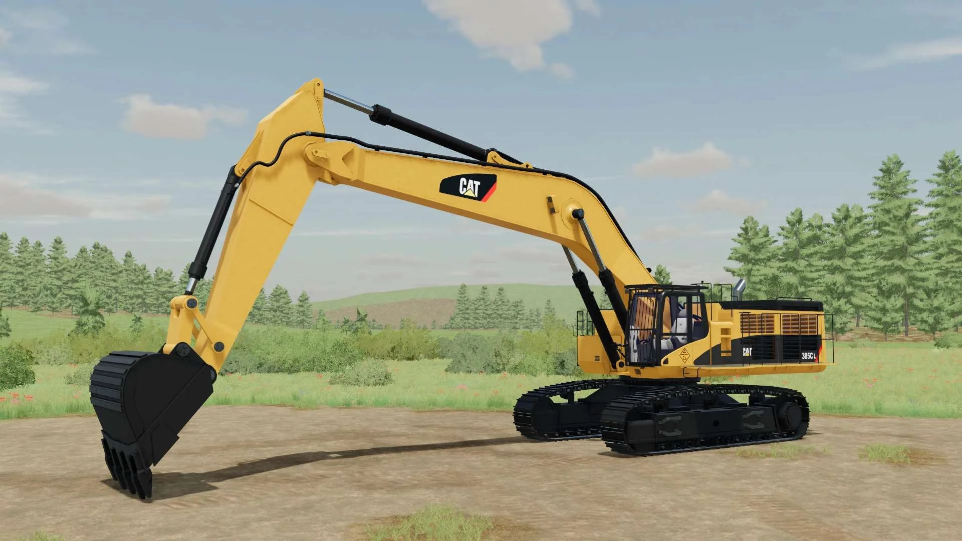 CAT 385C v1.0 FS22 FS22 Mod Free Download