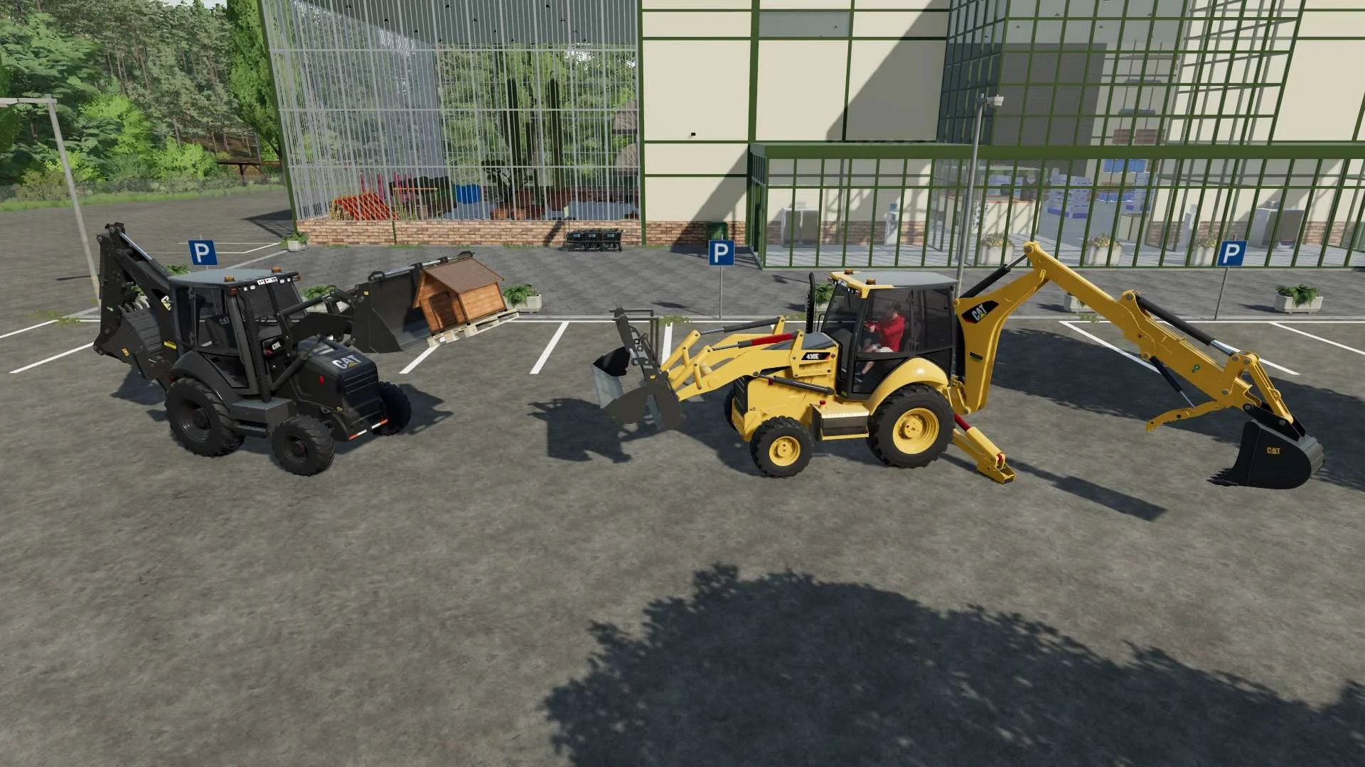 CAT 430E Backhoe v1.0 FS22 FS22 Mod Free Download
