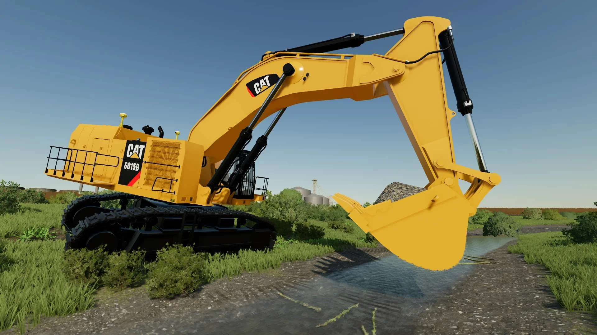 CAT 6015B Excavator v1.0 FS22 FS22 Mod Free Download