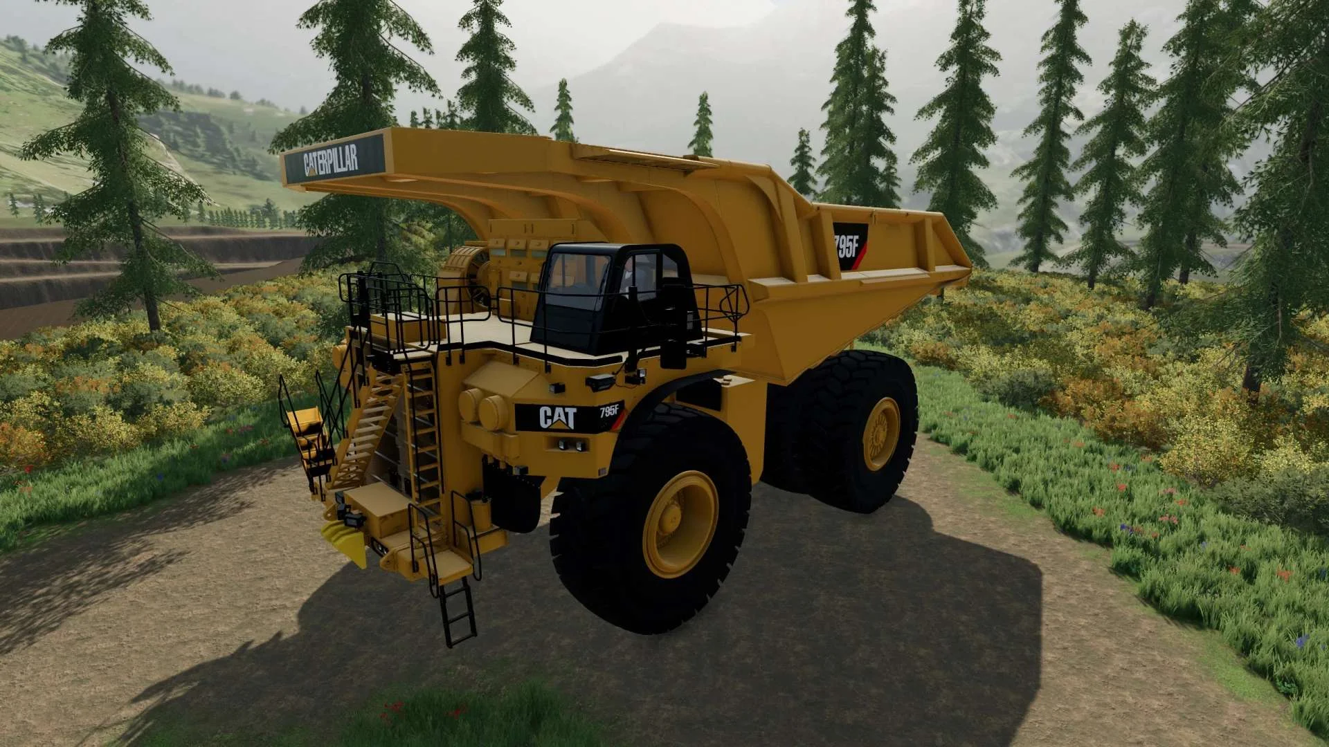 Cat 795 Fac v1.0 FS22 FS22 Mod Free Download