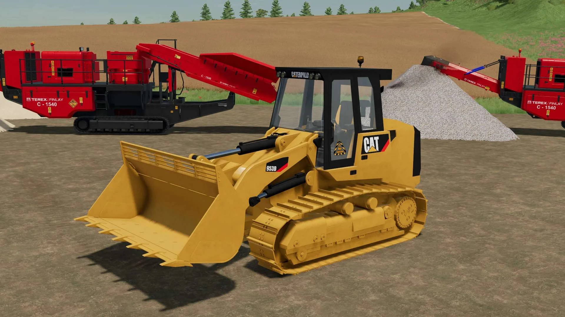 CAT 953D Crawler Loader V1.0 FS22 FS22 Mod Free Download