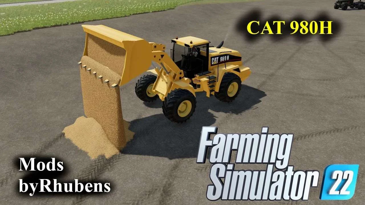 CAT 980H v1.1 FS22 FS22 Mod Free Download
