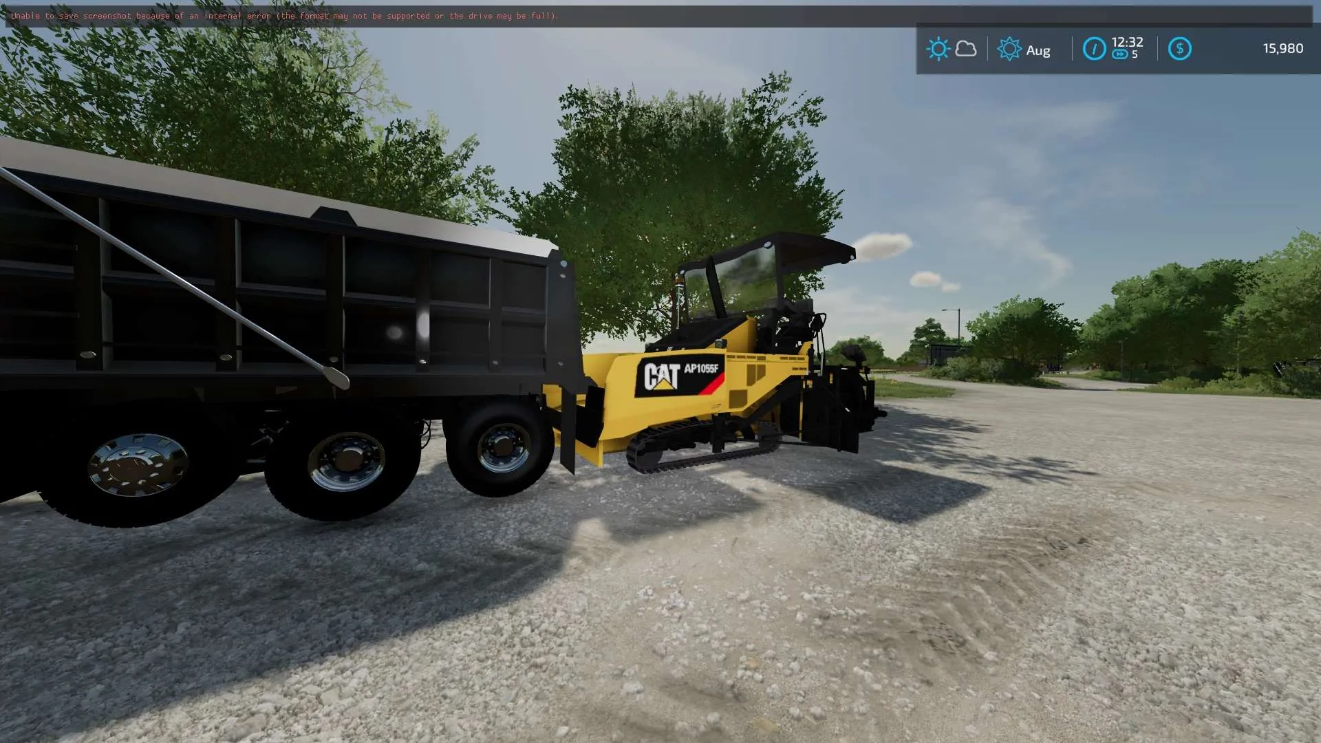 CAT AP1055F Paver fix V1.0.0.2 FS22 FS22 Mod Free Download