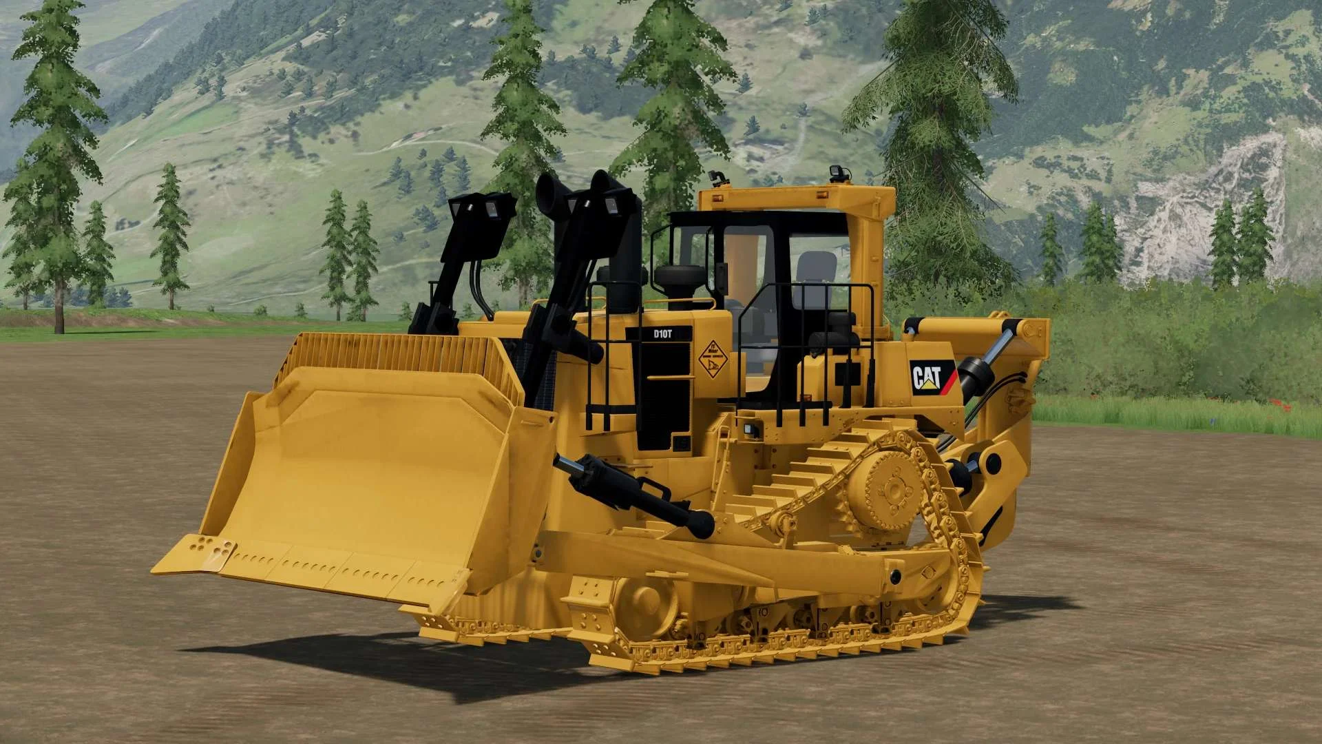 CAT D-10T V1.0 FS22 FS22 Mod Free Download