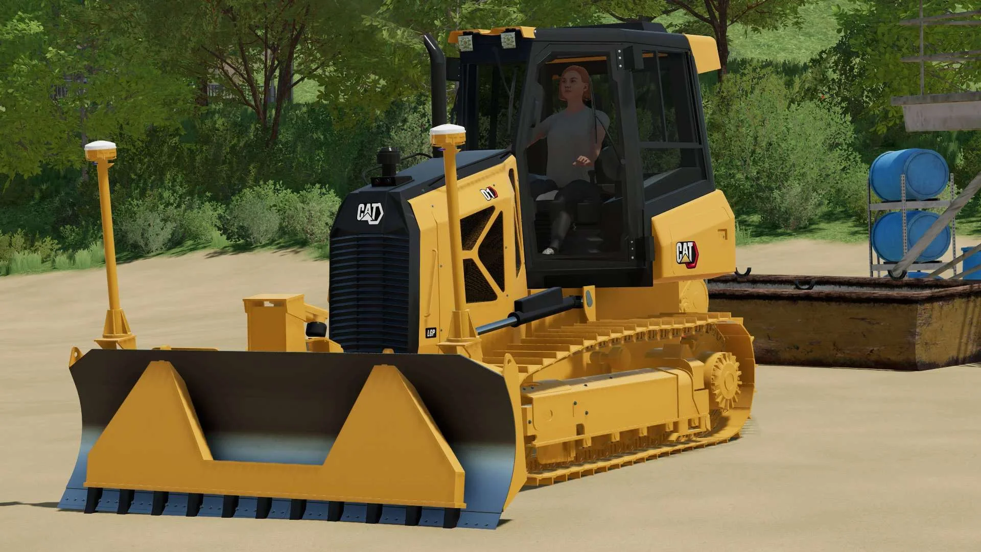 CAT D1 Dozer v1.0 FS22 FS22 Mod Free Download