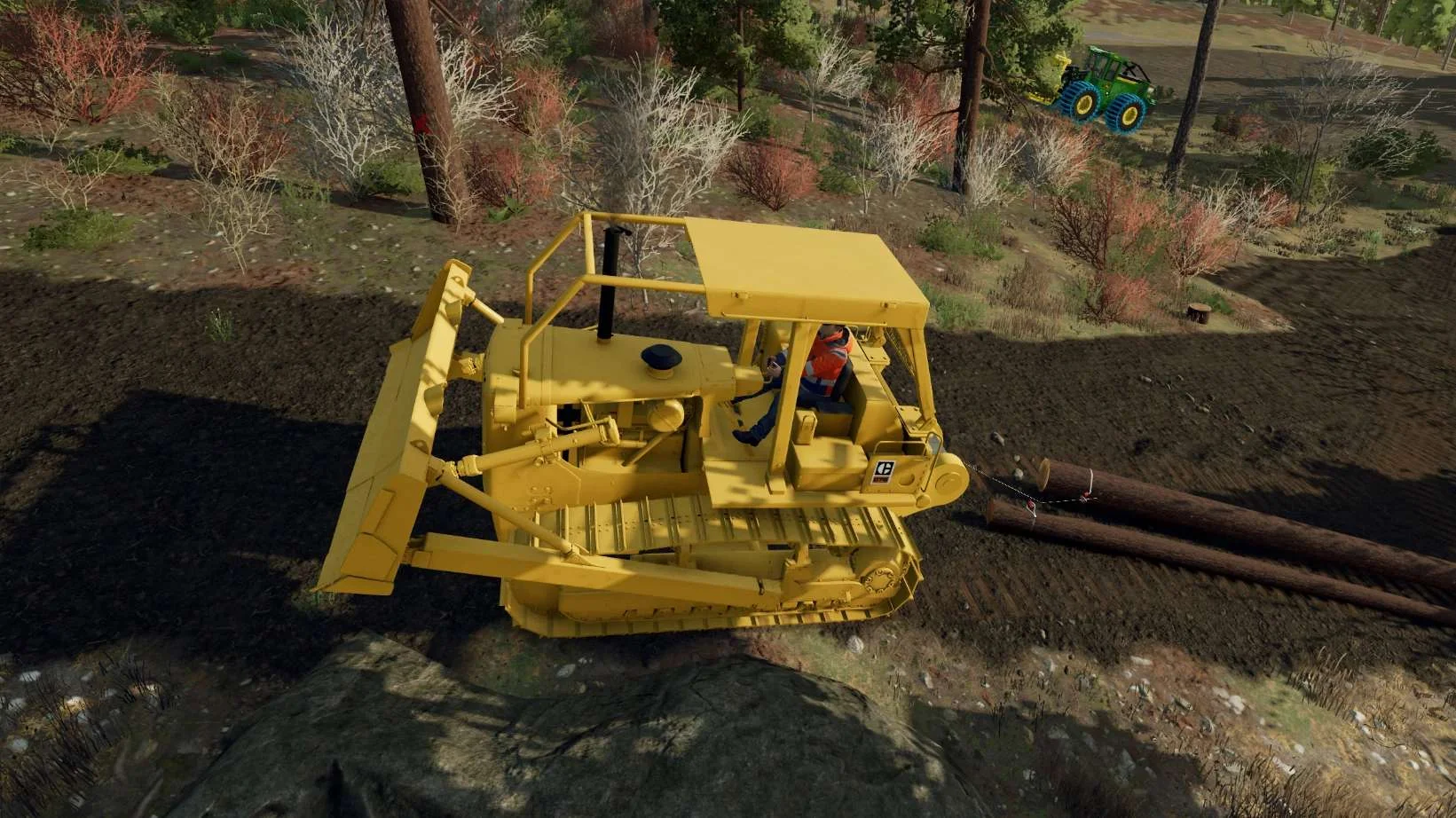 CAT D7 Bulldozer v1.0 FS22 FS22 Mod Free Download