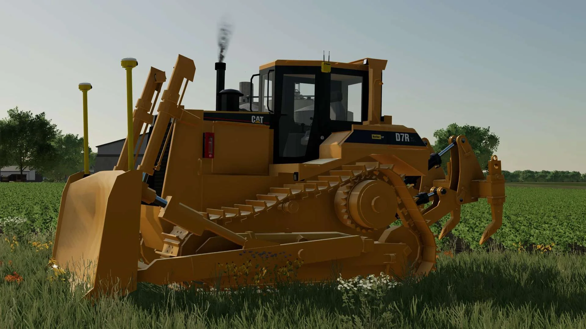 Cat D7R v1.0 FS22 FS22 Mod Free Download