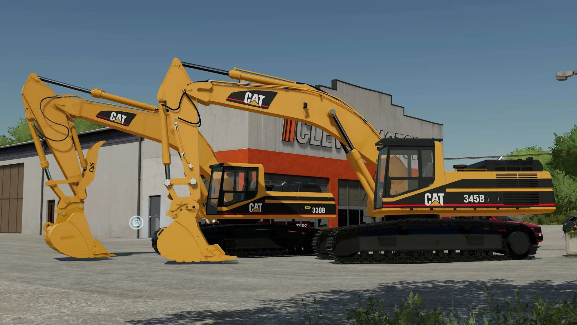 Cat L/B Series Excavator Pack v1.0 FS22 FS22 Mod Free Download