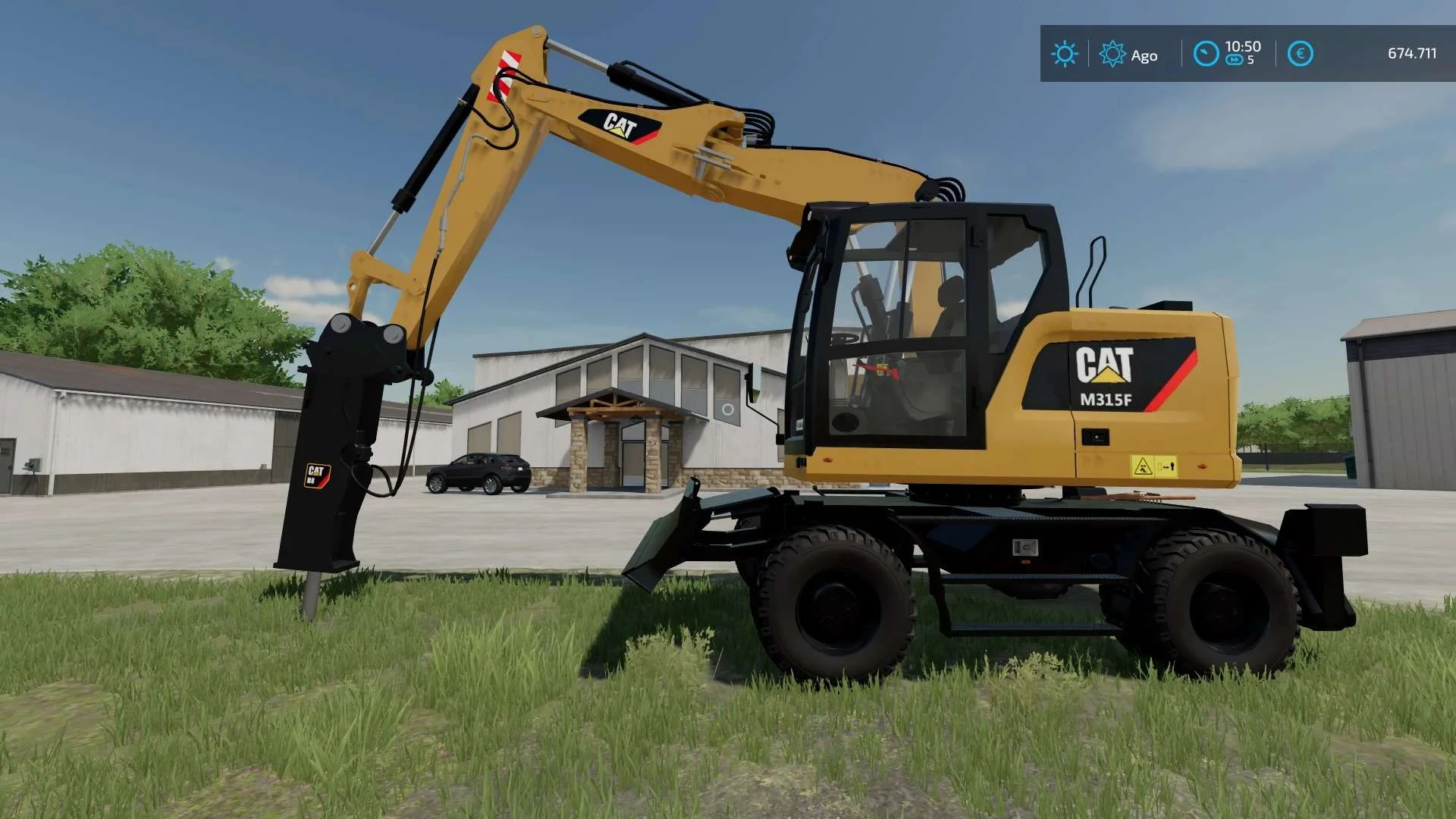 CAT M315F v1.0 FS22 FS22 Mod Free Download