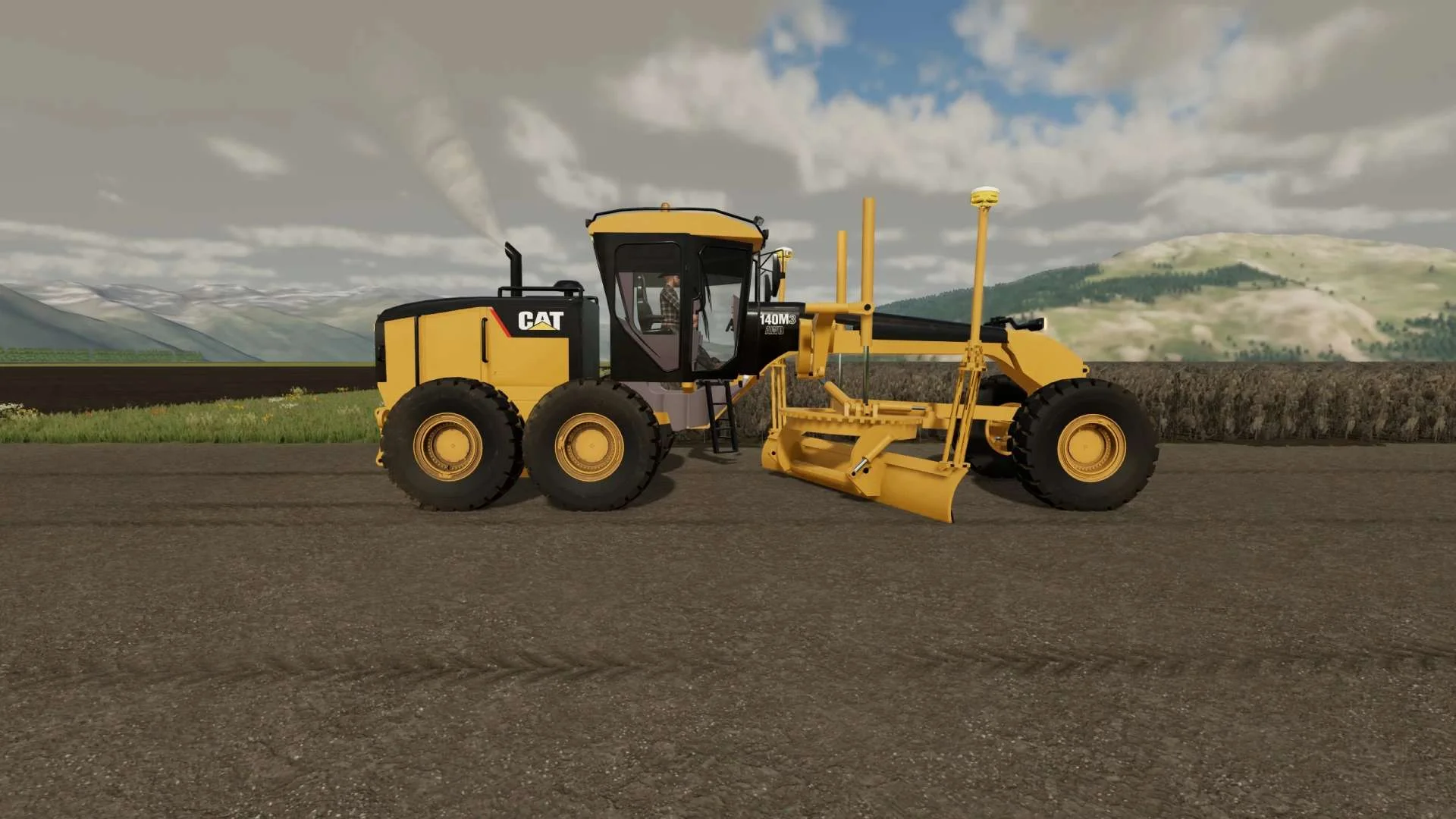 Caterpillar 140M3 AWD v1.0 FS22 FS22 Mod Free Download