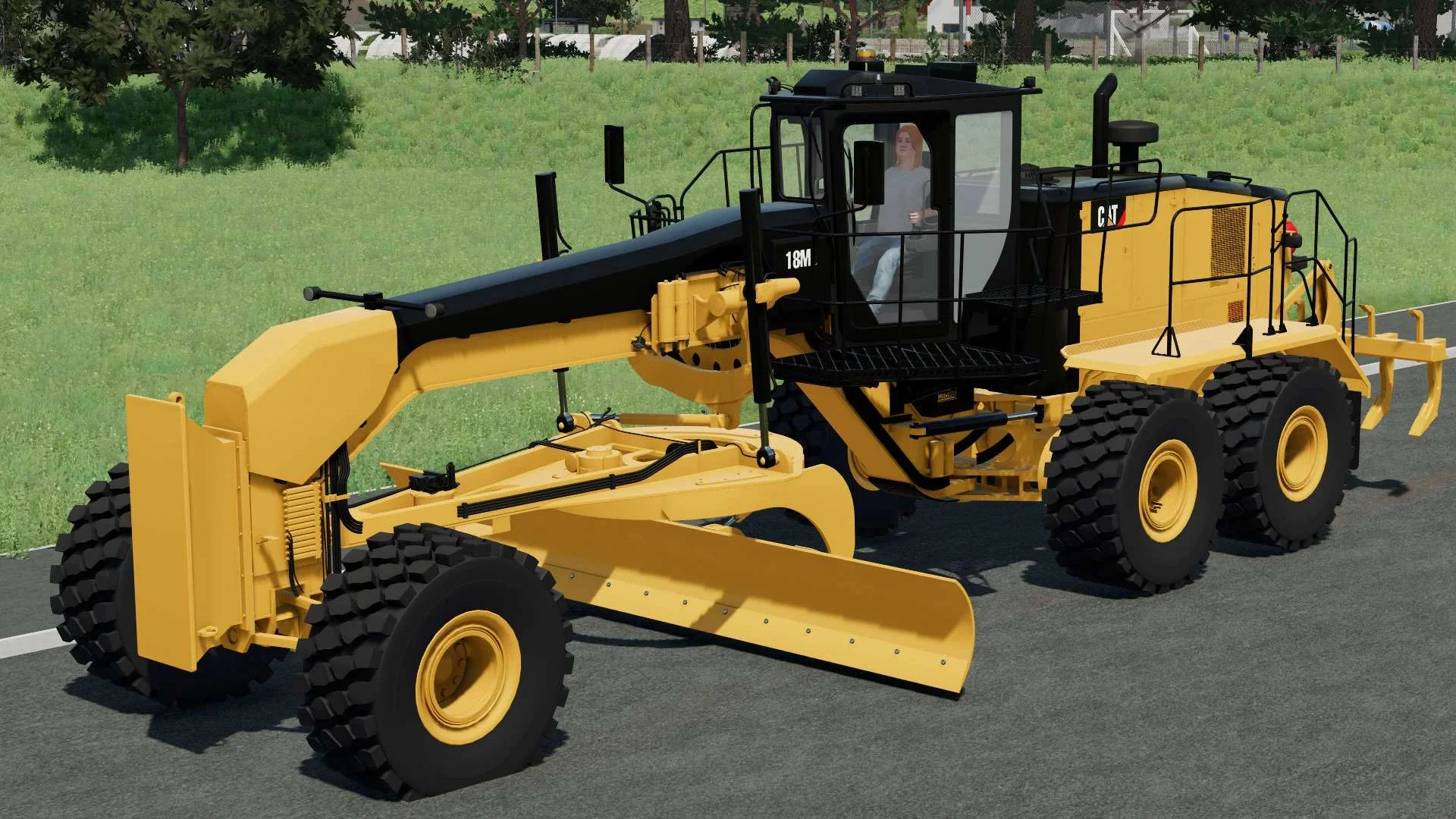 Caterpillar 18M v1.0 FS22 FS22 Mod Free Download