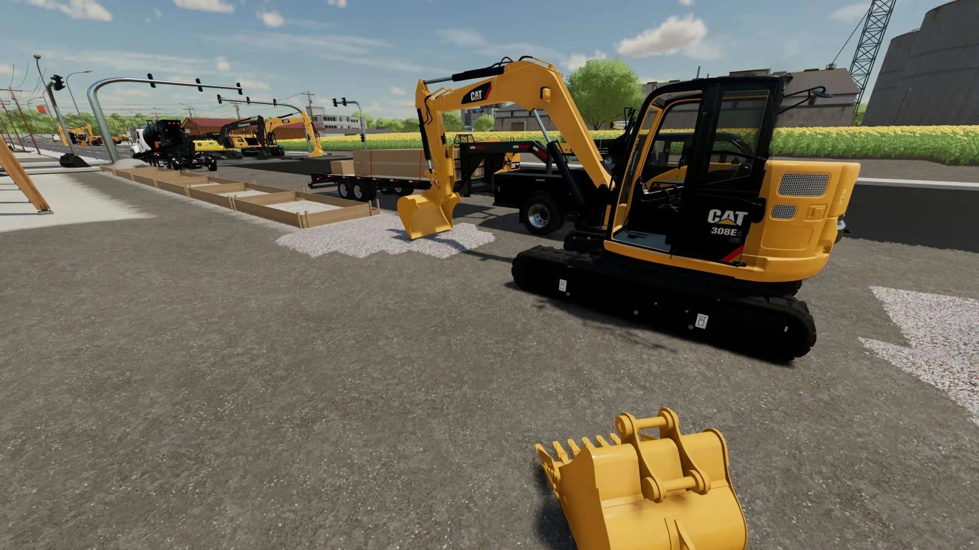 Caterpillar 308E2 v1.0 FS22 FS22 Mod Free Download