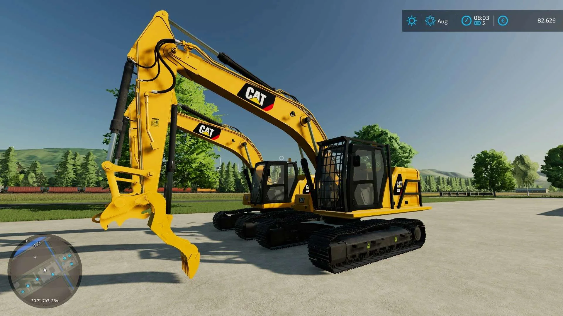 Caterpillar 320NG v1.0 FS22 FS22 Mod Free Download