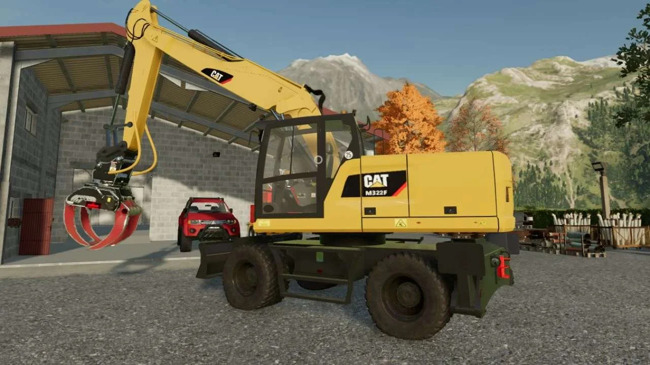 Caterpillar 322F v1.2 FS22 FS22 Mod Free Download