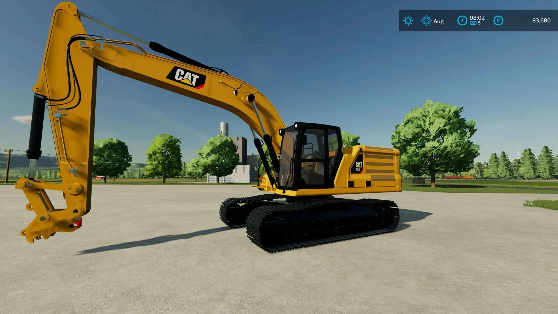 Caterpillar 336 v1.0 FS22 FS22 Mod Free Download