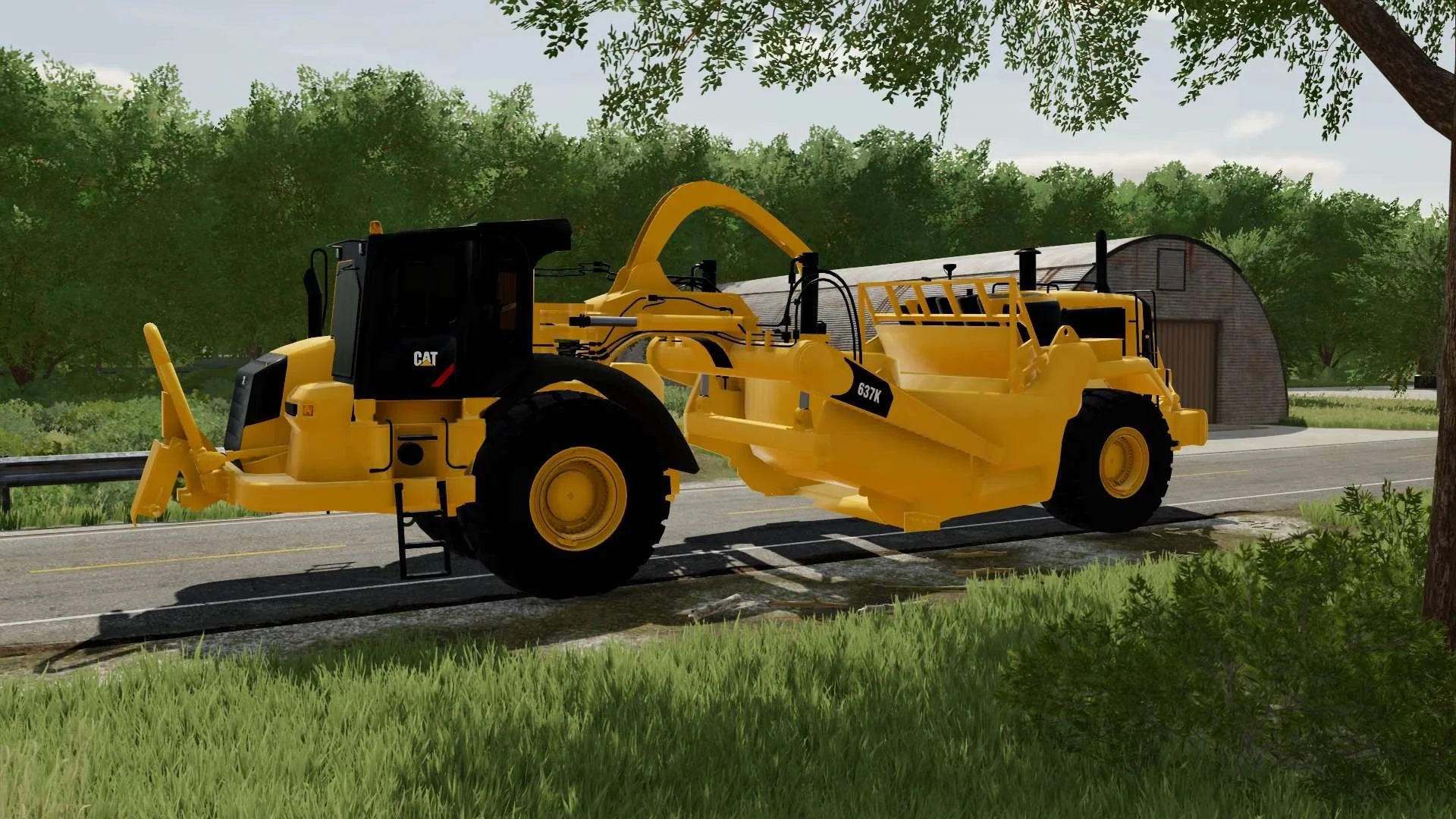 Caterpillar 637K v2.1.0.1 FS22 FS22 Mod Free Download