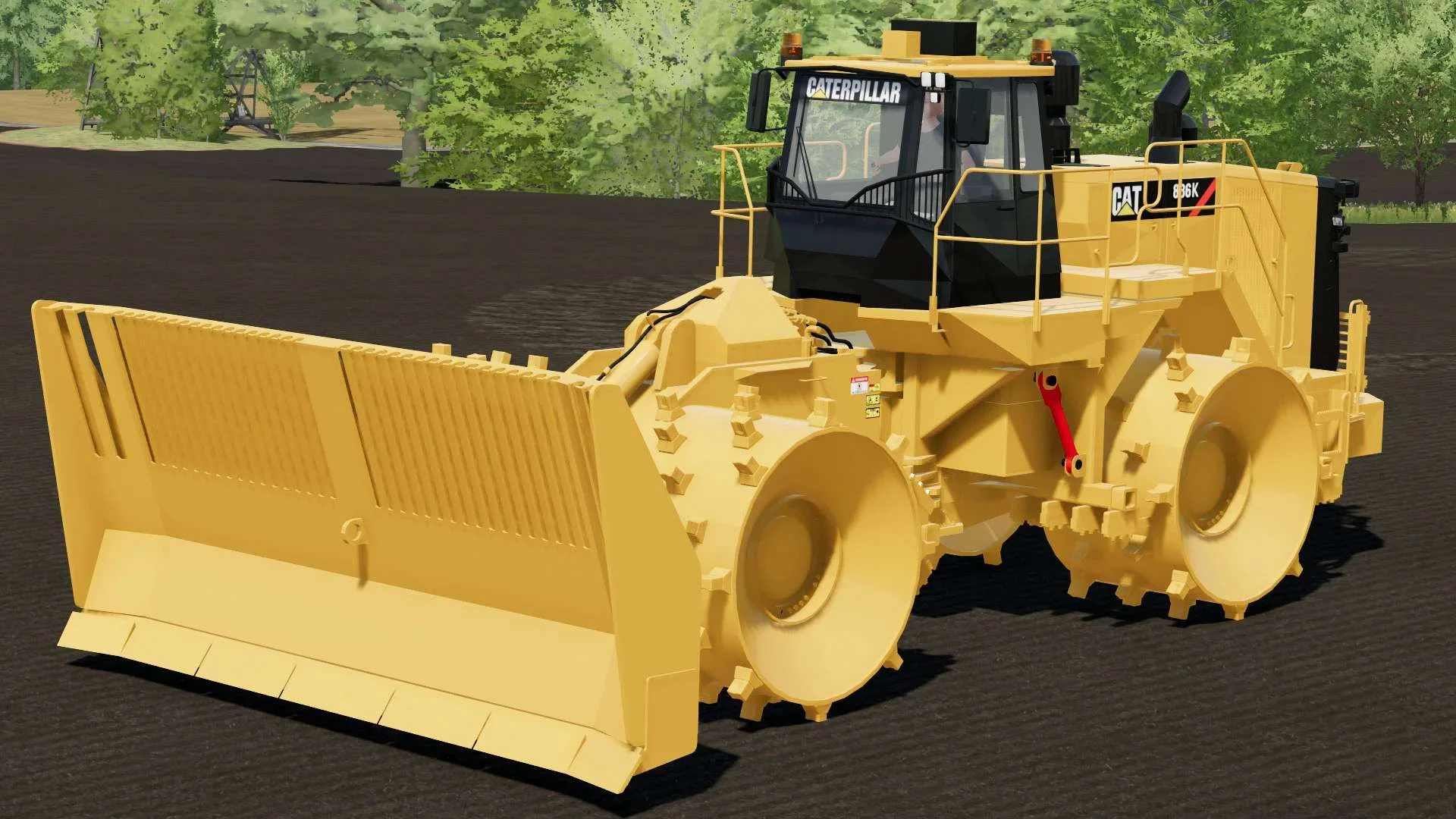 Caterpillar 836K v1.0 FS22 FS22 Mod Free Download
