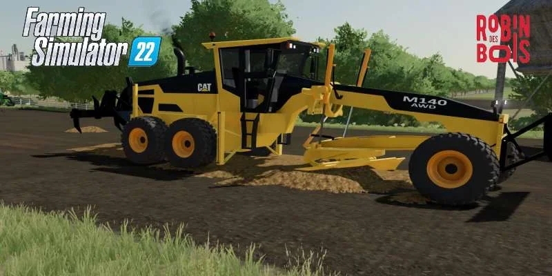 CATERPILLARD M140 AWD v1.0 FS22 FS22 Mod Free Download